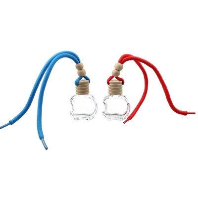 High quality empty custom glass perfume bottle, hanging car perfume bottle 