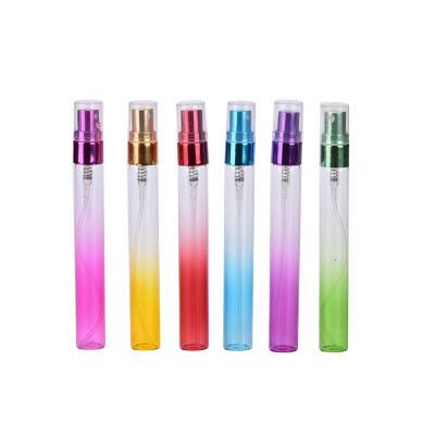 10ml luxury fancy empty spray pump glass tube perfume bottle 