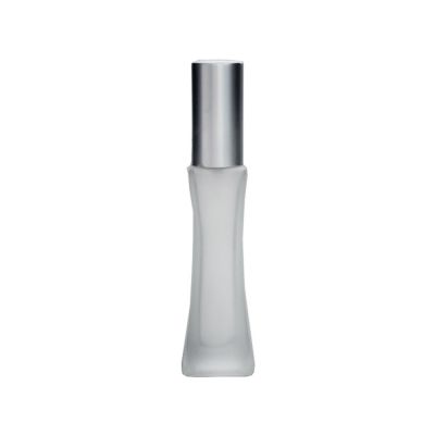 frosted 30ml glass spray perfume bottle refill perfume atomizer with aluminum cap