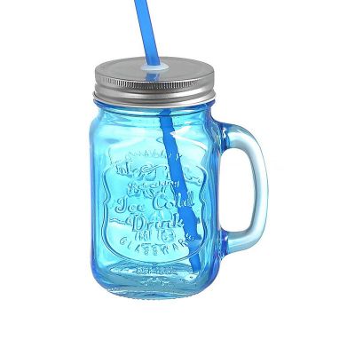 sealable 16oz glass mason jar drinking glass packaging jar 