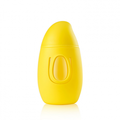 promotional gift fashion fruit silicone cover mango shape fancy water glass bottle