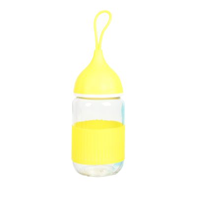 Creative 280ml Lovely Children Cute Water Drinking Glass Bottle