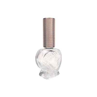 custom made 17ml heart-shaped nail polish bottle