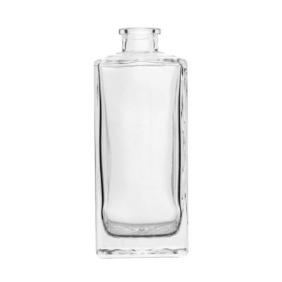 Xuzhou Free Sample Square Shape 500ml Vodka Wine Gin Whisky Bottles Glass with Cork