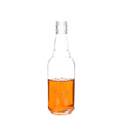 China hot sale 350ml empty wine bottle premium glass liquor bottle