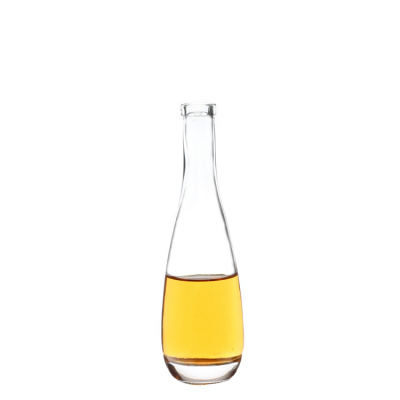 Factory Cheap price fancy 100ml glass liquor bottle