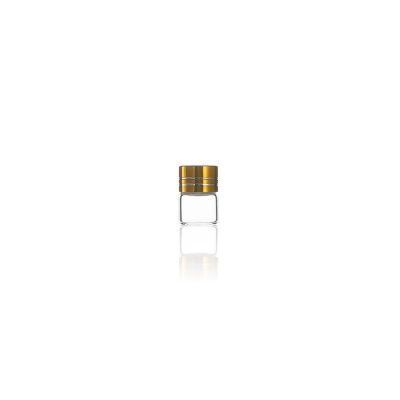 1ml 2ml 3ml 4ml 5ml mini clear or amber tubular glass bottle