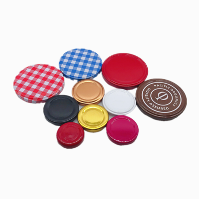 38mm 43mm 48mm 53mm 58mm 63mm 70mm 82mm 110mm wholesale twist off metal cap screw top tin lids