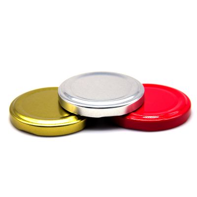 Hot selling glass milk bottle cap 100ml 45# 53# tin lids for glass jar