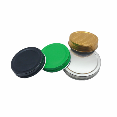 custom 66mm 70mm 87mm screw metal caps glass jar cap metal lid