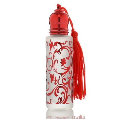 Luxury Glass Roll On 10ml Round Mini Frosted Glass Essential Oil Sample Bottle