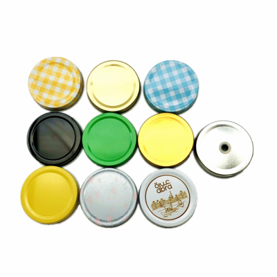 cheap customized 70mm twist off cap, metal lids for glass jar