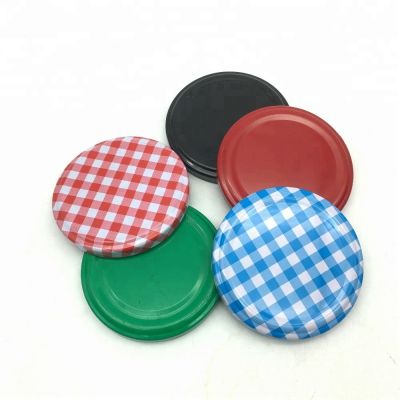 wholesale 82mm metal jar lids rubberized lids for canning jars