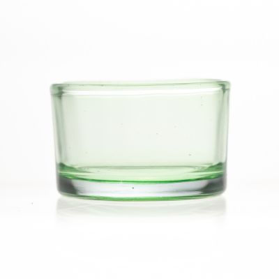 Factory Custom 30ml Round Custom Design Candle Jars 1oz Cylinder Round Small Glass Candle Holder