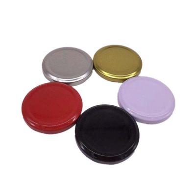 82mm twist off tin lid Metal tin top caps for glass jar