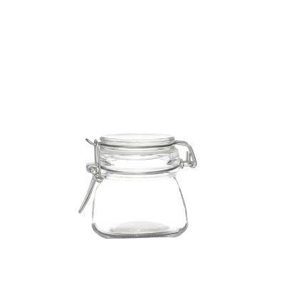 Canister Flip Top Green Glass Jar Vintage 10 In Tall Storage White Rub –  JAMsCraftCloset