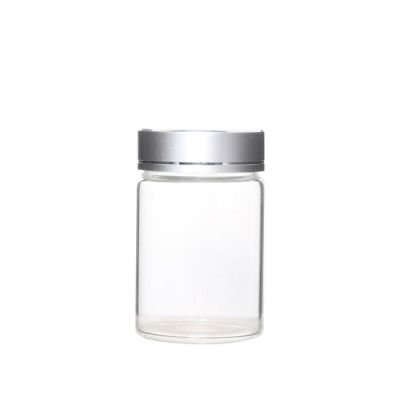 50ml 70ml 100ml 150ml High quality borosilicate transparent empty pill medecine tablet vitamin capsule glass bottle