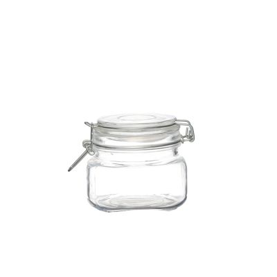 Canister Flip Top Green Glass Jar Vintage 10 In Tall Storage White Rub –  JAMsCraftCloset