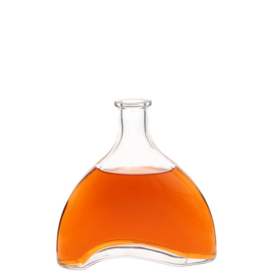 Factory price unique pretty custom 700ml wine xo brandy whiskey glass bottle for whisky