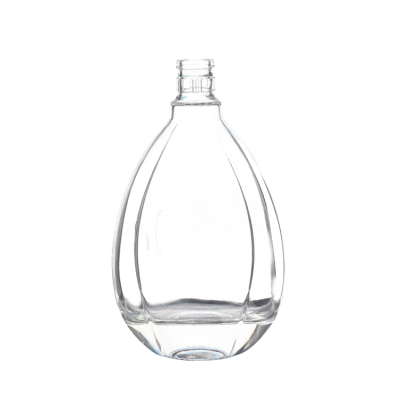 Free sample unique custom white empty 500ml wine liquor 50cl glass bottles with caps