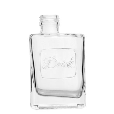 Wholesale empty 300ml square shape wine liquor bottle for sale