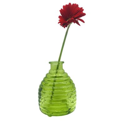 Best selling weeding decoration trumpet glass flower vase