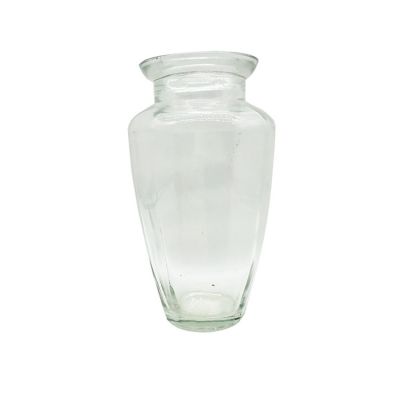 Home Decoration cheap clear glass flower vases