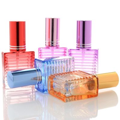 Wholesale Classic Bulk Small Simple Colorful Perfume Bottles Glass Spray