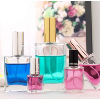 Mini Rectangular Portable Spray Bottle Glass Spray Perfume Bottle