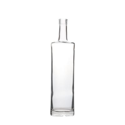 Best quality custom design logo exquisite printing clear 750ml ciroc glass bottle vodka