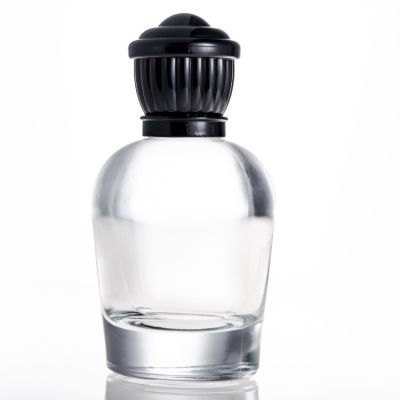 Custom Made Empty Round 60 ml Clear Travel Perfume Bottles