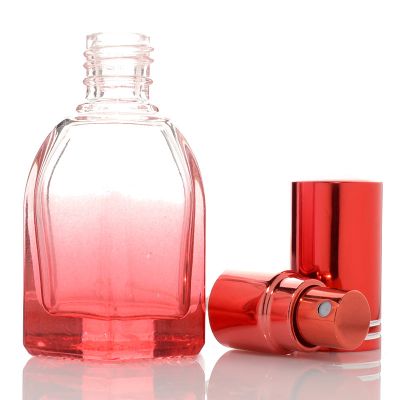 Botella de vidrio 15ml Hexagon Designed Pocket Mini Atomizer Empty Perfume Travel Bottle 