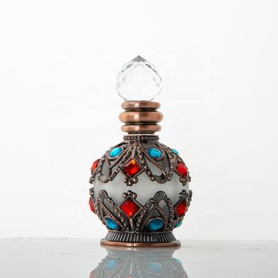 Luxury Dubai 15ml Perfume Bottle Arabic Unique Round Perfume Bottle Antique