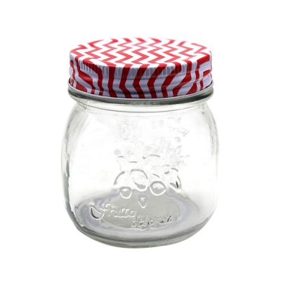 wholesale frosted glass mason jar drinking jar with lid and straw jam jar