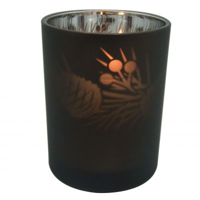 7oz decorated glass candle jars votive and tea light candle holders glass tumblers