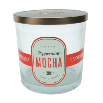 15oz candle glass tumblers 2 wick for candles jars with corks tin lids