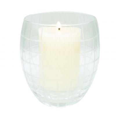 clear glass egg shape votive candle holders glass crystal tea light candle holders hand-carved 13oz