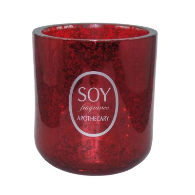 9oz thick wall jar candle glass mercury thick glass candle holders glass jars