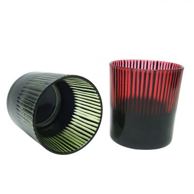 decorative scented candles 5.5oz candle glass jars tealight candle holders 