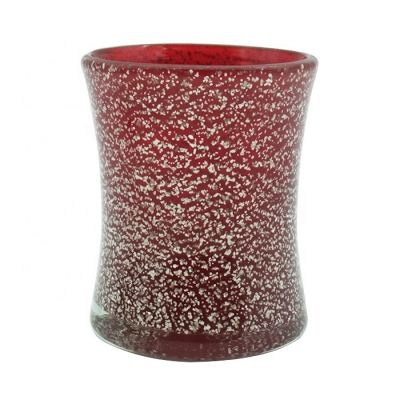 11 oz empty colored overlay cups candle jars glass candle holders colored glass rods