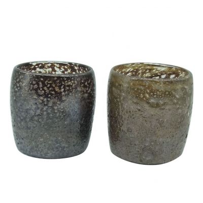 hand made cheap 12oz candle vessels glass candle holders for home decor 