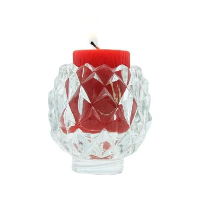 58ml 1.5oz 1.7oz candle jars clear crystal wedding decor centerpieces buddha decorating candle holders facets