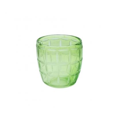 wholesale high quality art new design colored glass luxury candle holders