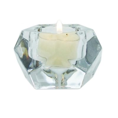25ml pentagon shape wedding tea lights glass votives candle holders centerpiece wedding party festival using wholesale 