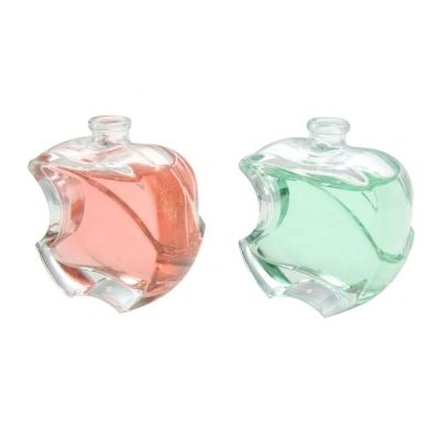 cute perfume bottle display 40ml glass apple shaped perfume bottle