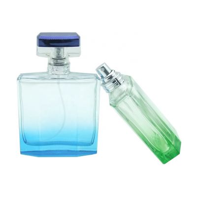 luxury perfume bottles glass with sprayers pumps 100ml 