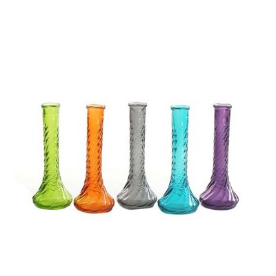 Beautiful hydroponics tabletop modern hand blown crystal modern glass vase