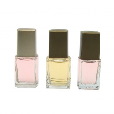 empty uv gel nail polish glass bottle with brush 10ml 