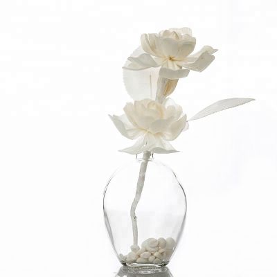 280ml Empty Oval Shape Crystal Reed Diffuser Glass Bottle