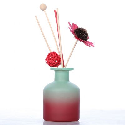 New Design of 150ml Double Color Aroma Bottle Reed Diffuser Glass Bottle 